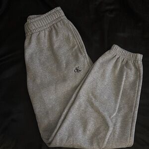 Calvin Klein Gray Ankle Joggers